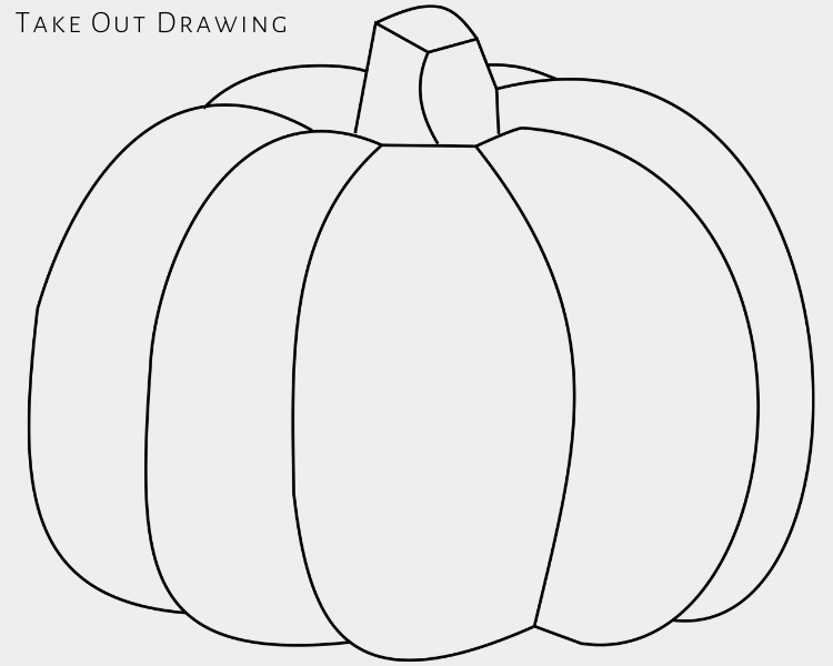 easy pumpkin drawing -1