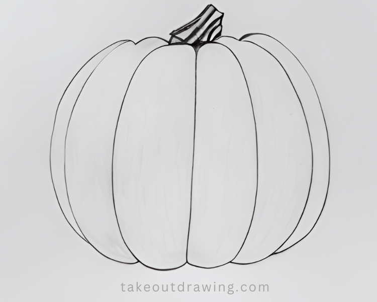 pumpkin drawing outline picture 2