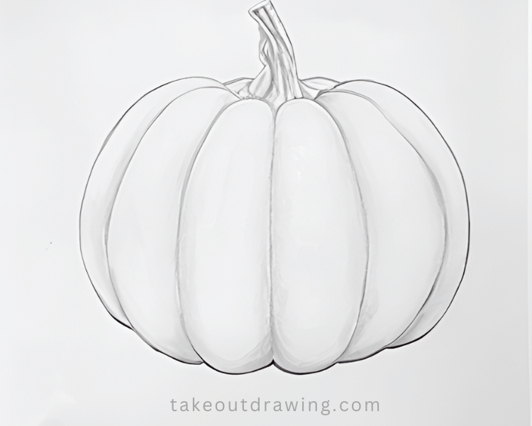 pumpkin drawing outline picture 3