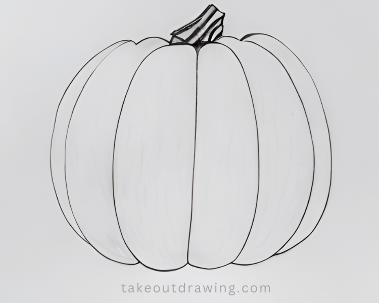 pumpkin drawing outline picture 6