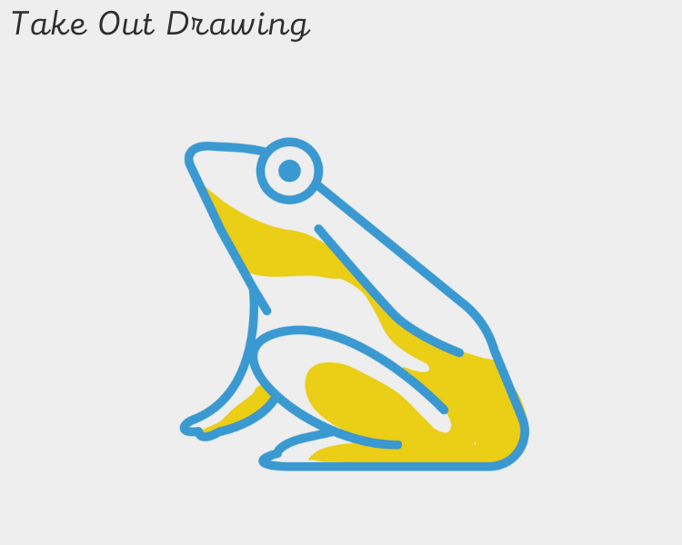 Frog Drawing Easy Sample-1