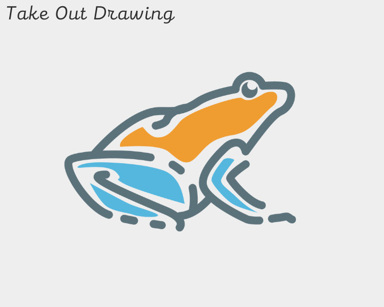 Frog Drawing Easy Sample-5