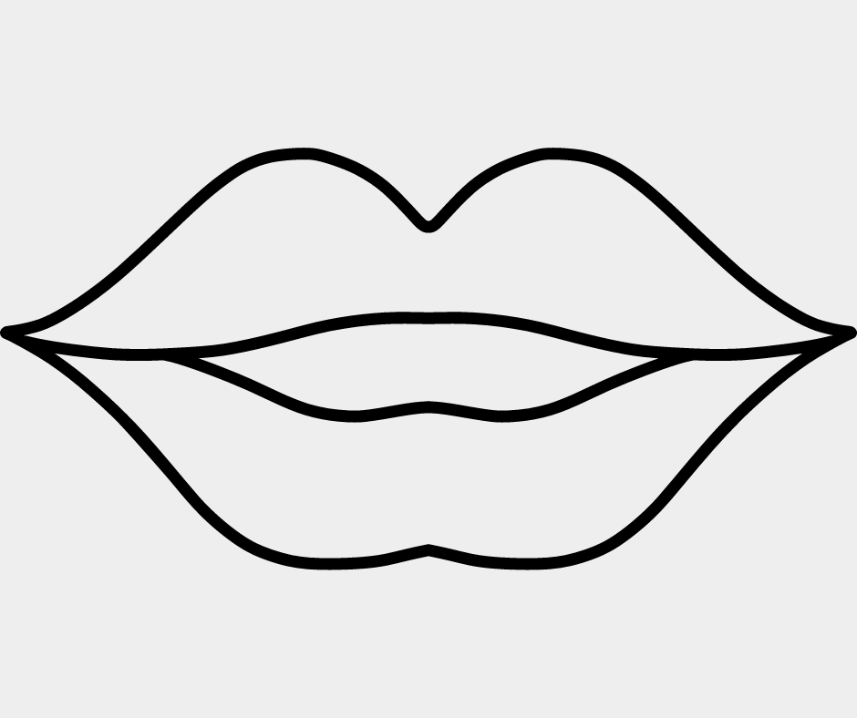 Lips Pencil Drawing Sample-10