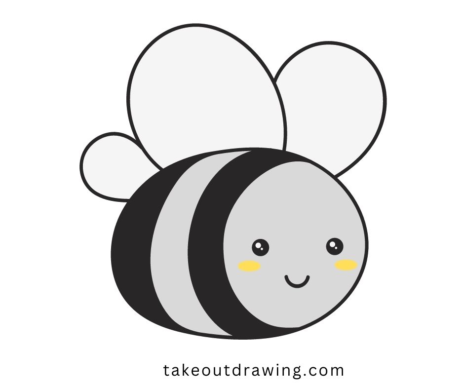 Bumble Bee Drawing-2