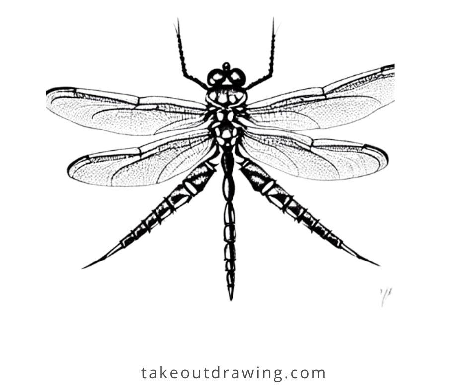 Dragonfly Drawing Pictures-2