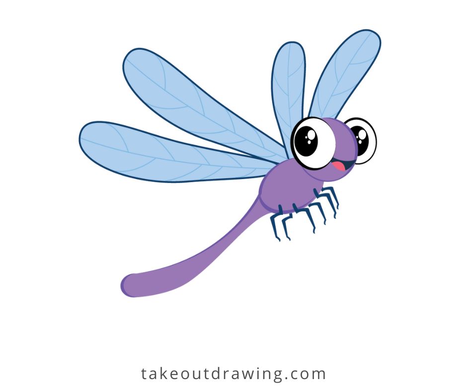 Pretty Dragonfly Drawing-1