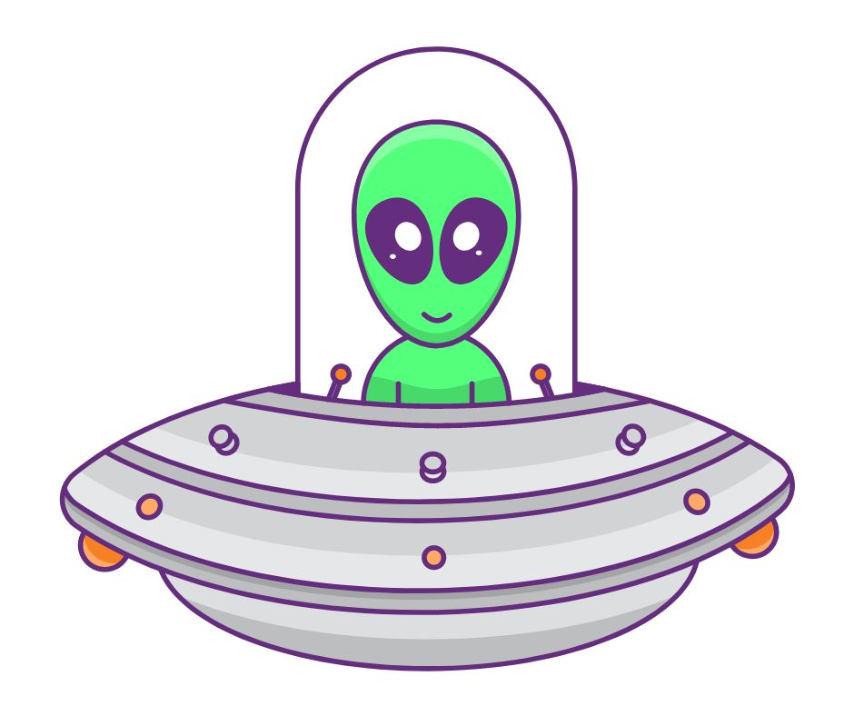 alien spaceship drawing-2