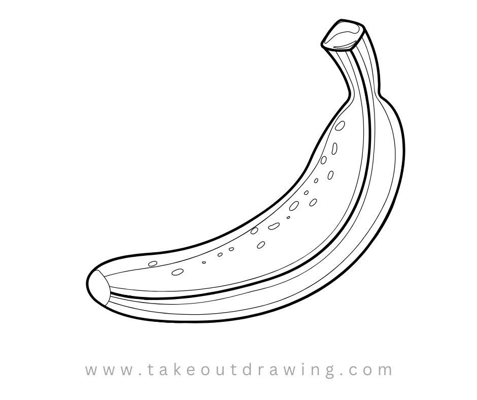 banana line drawing-1