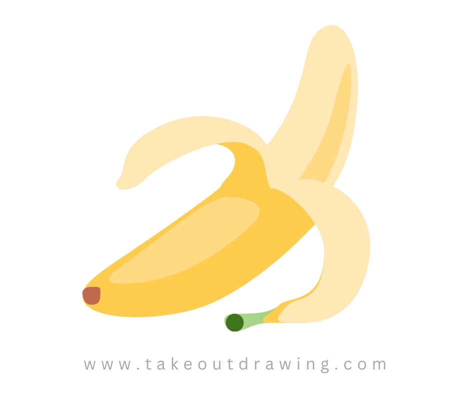 banana peel drawing-2