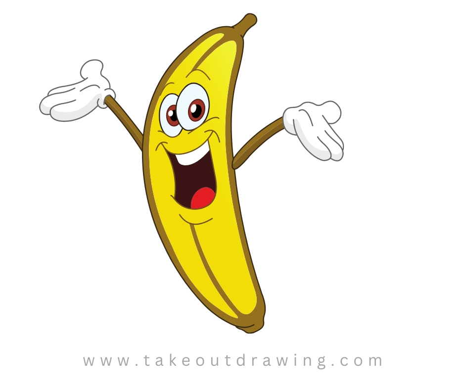 cartoon banana drawing-4