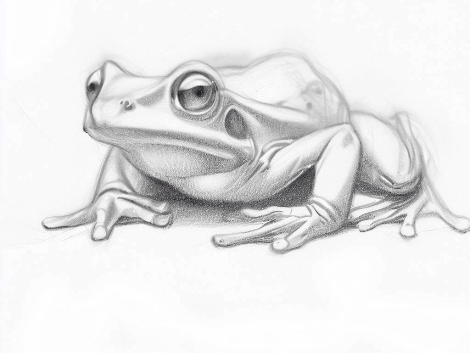 Shading and Textures of frog