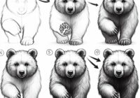 bear drawing step by step guide 1