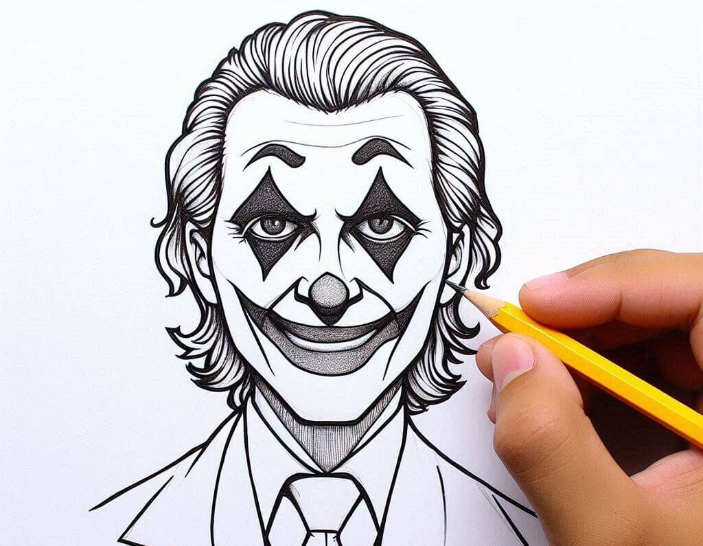 Drawing Joker: A Step-By-Step Guide – Make Drawing